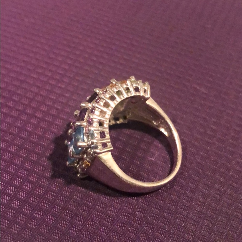 Multi Gemstone Ring - image 7